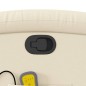 vidaXL Massagesessel Creme Stoff vidaXL Massagesessel Creme Stoff
