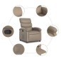 vidaXL Relaxsessel Cappuccino-Braun Kunstleder vidaXL Relaxsessel Cappuccino-Braun Kunstleder