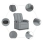 vidaXL Relaxsessel Hellgrau Stoff vidaXL Relaxsessel Hellgrau Stoff
