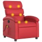 vidaXL Massagesessel Rot Kunstleder vidaXL Massagesessel Rot Kunstleder