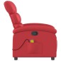 vidaXL Massagesessel Rot Kunstleder vidaXL Massagesessel Rot Kunstleder