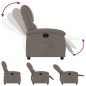 vidaXL Relaxsessel Taupe Stoff vidaXL Relaxsessel Taupe Stoff