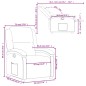 vidaXL Relaxsessel Grau Kunstleder vidaXL Relaxsessel Grau Kunstleder