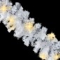 vidaXL Weihnachtsgirlande mit LED-Lichtern 5 m Weiß vidaXL Weihnachtsgirlande mit LED-Lichtern 5 m Weiß