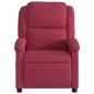 vidaXL Relaxsessel Weinrot Samt vidaXL Relaxsessel Weinrot Samt