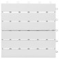 vidaXL Terrassenfliesen 10 Stk. Weiß 30x30 cm Massivholz Akazie vidaXL Terrassenfliesen 10 Stk. Weiß 30x30 cm Massivholz Akazie