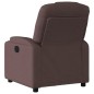 vidaXL Relaxsessel Dunkelbraun Stoff vidaXL Relaxsessel Dunkelbraun Stoff