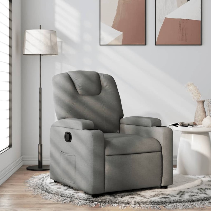 vidaXL Relaxsessel Dunkelgrau Stoff vidaXL Relaxsessel Dunkelgrau Stoff