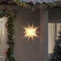 vidaXL LED-Weihnachtsstern Faltbar Weiß 57 cm vidaXL LED-Weihnachtsstern Faltbar Weiß 57 cm