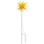 vidaXL LED-Weihnachtssterne 3 Stk. mit Erdspießen Faltbar Gelb 57 cm vidaXL LED-Weihnachtssterne 3 Stk. mit Erdspießen Faltbar Gelb 57 cm
