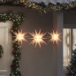 vidaXL LED-Weihnachtssterne 3 Stk. Faltbar Weiß vidaXL LED-Weihnachtssterne 3 Stk. Faltbar Weiß