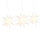 vidaXL LED-Weihnachtssterne 3 Stk. Faltbar Weiß vidaXL LED-Weihnachtssterne 3 Stk. Faltbar Weiß