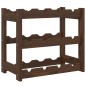 vidaXL Weinregal für 12 Flaschen Braun Massivholz Kiefer vidaXL Weinregal für 12 Flaschen Braun Massivholz Kiefer