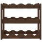 vidaXL Weinregal für 12 Flaschen Braun Massivholz Kiefer vidaXL Weinregal für 12 Flaschen Braun Massivholz Kiefer