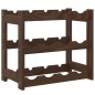 vidaXL Weinregal für 12 Flaschen Braun Massivholz Kiefer vidaXL Weinregal für 12 Flaschen Braun Massivholz Kiefer