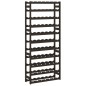 vidaXL Weinregal für 77 Flaschen Schwarz Massivholz Kiefer vidaXL Weinregal für 77 Flaschen Schwarz Massivholz Kiefer