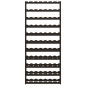 vidaXL Weinregal für 77 Flaschen Schwarz Massivholz Kiefer vidaXL Weinregal für 77 Flaschen Schwarz Massivholz Kiefer