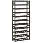 vidaXL Weinregal für 77 Flaschen Schwarz Massivholz Kiefer vidaXL Weinregal für 77 Flaschen Schwarz Massivholz Kiefer
