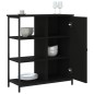 vidaXL Sideboard Schwarz 70x30x80 cm Holzwerkstoff vidaXL Sideboard Schwarz 70x30x80 cm Holzwerkstoff