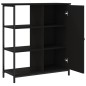 vidaXL Sideboard Schwarz 70x30x80 cm Holzwerkstoff vidaXL Sideboard Schwarz 70x30x80 cm Holzwerkstoff