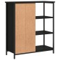 vidaXL Sideboard Schwarz 70x30x80 cm Holzwerkstoff vidaXL Sideboard Schwarz 70x30x80 cm Holzwerkstoff