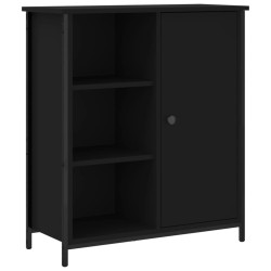 vidaXL Sideboard Schwarz 70x30x80 cm Holzwerkstoff