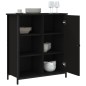 vidaXL Sideboard Schwarz 70x30x80 cm Holzwerkstoff vidaXL Sideboard Schwarz 70x30x80 cm Holzwerkstoff