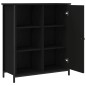 vidaXL Sideboard Schwarz 70x30x80 cm Holzwerkstoff vidaXL Sideboard Schwarz 70x30x80 cm Holzwerkstoff
