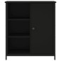 vidaXL Sideboard Schwarz 70x30x80 cm Holzwerkstoff vidaXL Sideboard Schwarz 70x30x80 cm Holzwerkstoff
