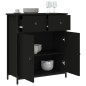 vidaXL Sideboard Schwarz 70x30x80 cm Holzwerkstoff vidaXL Sideboard Schwarz 70x30x80 cm Holzwerkstoff
