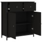 vidaXL Sideboard Schwarz 70x30x80 cm Holzwerkstoff vidaXL Sideboard Schwarz 70x30x80 cm Holzwerkstoff