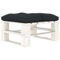 5-tlg. Garten-Lounge-Set Paletten mit Kissen in Anthrazit Holz 5-tlg. Garten-Lounge-Set Paletten mit Kissen in Anthrazit Holz