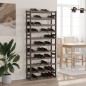 vidaXL Weinregal für 77 Flaschen Grau Massivholz Kiefer vidaXL Weinregal für 77 Flaschen Grau Massivholz Kiefer