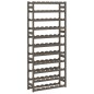 vidaXL Weinregal für 77 Flaschen Grau Massivholz Kiefer vidaXL Weinregal für 77 Flaschen Grau Massivholz Kiefer