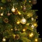 vidaXL Künstlicher Weihnachtsbaum Klappbar 300 LEDs & Kugeln 210 cm vidaXL Künstlicher Weihnachtsbaum Klappbar 300 LEDs & Kugeln 210 cm