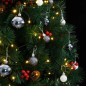 vidaXL Künstlicher Weihnachtsbaum Klappbar 300 LEDs & Kugeln 180 cm vidaXL Künstlicher Weihnachtsbaum Klappbar 300 LEDs & Kugeln 180 cm