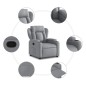 vidaXL Relaxsessel Hellgrau Stoff vidaXL Relaxsessel Hellgrau Stoff