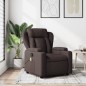 vidaXL Massagesessel Dunkelbraun Stoff vidaXL Massagesessel Dunkelbraun Stoff
