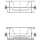 vidaXL Küchen-Drahtkörbe 2 Stk. Ausziehbar Silbern 45 cm vidaXL Küchen-Drahtkörbe 2 Stk. Ausziehbar Silbern 45 cm