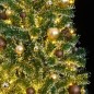 vidaXL Künstlicher Weihnachtsbaum 300 LEDs & Kugeln Beschneit 180 cm vidaXL Künstlicher Weihnachtsbaum 300 LEDs & Kugeln Beschneit 180 cm