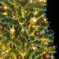 vidaXL Künstlicher Weihnachtsbaum 300 LEDs & Kugeln Beschneit 240 cm vidaXL Künstlicher Weihnachtsbaum 300 LEDs & Kugeln Beschneit 240 cm