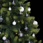 vidaXL Künstlicher Weihnachtsbaum Klappbar 300 LEDs & Kugeln 240 cm vidaXL Künstlicher Weihnachtsbaum Klappbar 300 LEDs & Kugeln 240 cm