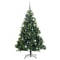 vidaXL Künstlicher Weihnachtsbaum Klappbar 300 LEDs & Kugeln 240 cm vidaXL Künstlicher Weihnachtsbaum Klappbar 300 LEDs & Kugeln 240 cm
