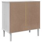 vidaXL Sideboard SENJA Rattan-Optik Weiß 80x40x80 cm Kiefernholz vidaXL Sideboard SENJA Rattan-Optik Weiß 80x40x80 cm Kiefernholz
