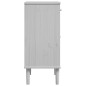 vidaXL Nachttisch SENJA Rattan-Look Weiß 40x35x80 cm Massivholz Kiefer vidaXL Nachttisch SENJA Rattan-Look Weiß 40x35x80 cm Massivholz Kiefer