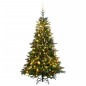 vidaXL Künstlicher Weihnachtsbaum Klappbar 300 LEDs & Kugeln 210 cm vidaXL Künstlicher Weihnachtsbaum Klappbar 300 LEDs & Kugeln 210 cm