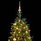 vidaXL Künstlicher Weihnachtsbaum Klappbar 300 LEDs & Kugeln 210 cm vidaXL Künstlicher Weihnachtsbaum Klappbar 300 LEDs & Kugeln 210 cm