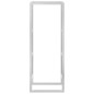 vidaXL Brennholzregal 50x28x132 cm Edelstahl vidaXL Brennholzregal 50x28x132 cm Edelstahl