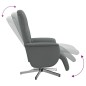 vidaXL Massagesessel mit Fußteil Dunkelgrau Stoff vidaXL Massagesessel mit Fußteil Dunkelgrau Stoff