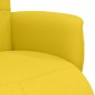 vidaXL Relaxsessel mit Fußteil Hellgelb Stoff vidaXL Relaxsessel mit Fußteil Hellgelb Stoff